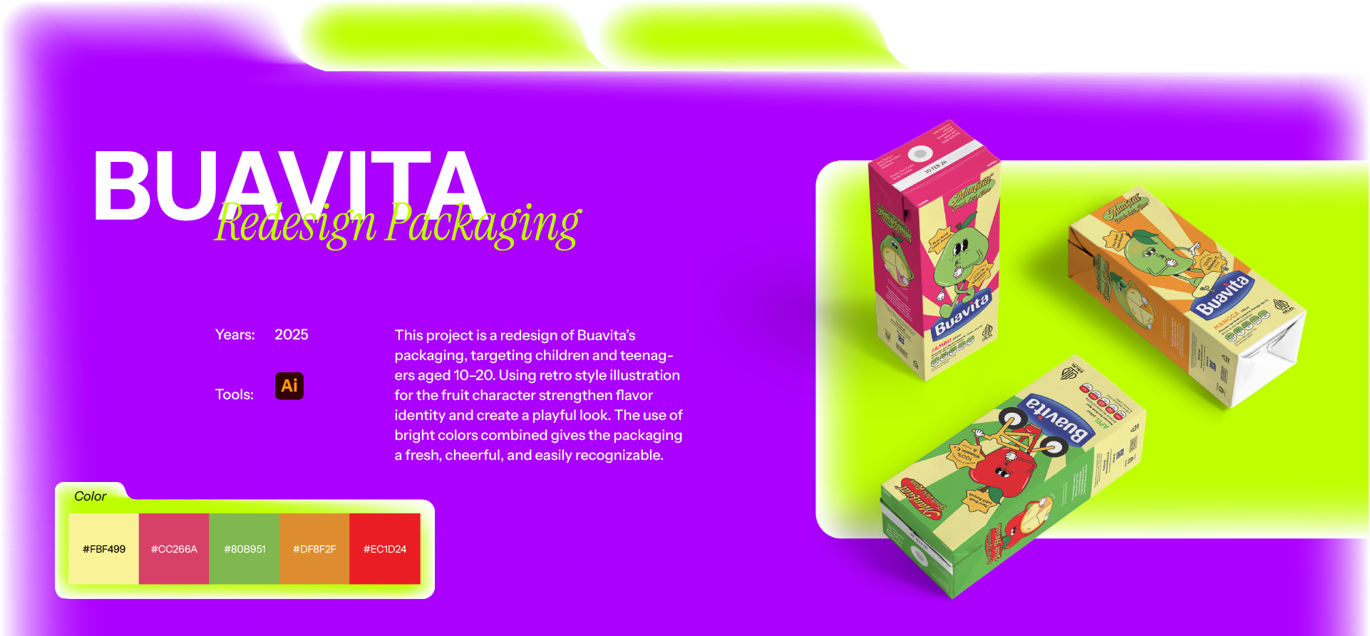 Buavita Rebranding Packaging